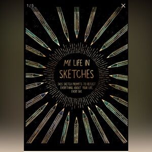 My life in sketches journal.